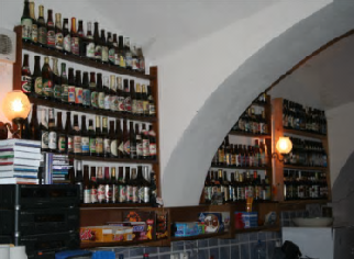 verzameling bierflesjes